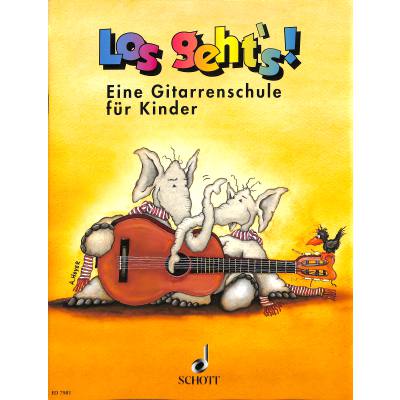 9790001082341 - Jürgen Sonnenschein - GEBRAUCHT Los gehts! Eine Gitarrenschule für Kinder für den Einzel- und Gruppenunterricht Gitarre Schülerheft - Preis vom 12072023 043622 h