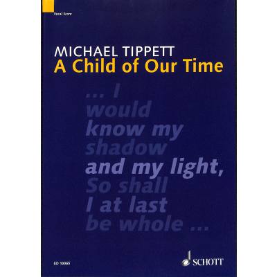 9790220100697 - A child of our time - Oratorium