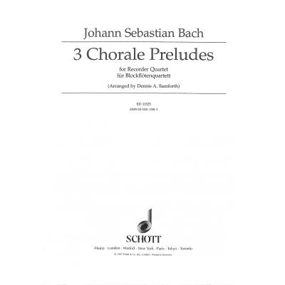 3 chorale Preludes