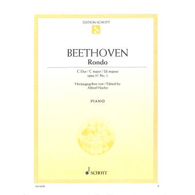 9790001085489 - Alfred Hoehn - GEBRAUCHT Rondo C-Dur op 51 1 Klavier (Edition Schott Einzelausgabe) - Preis vom 08072023 043606 h