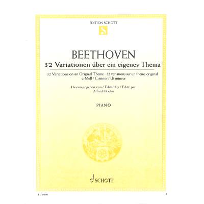 9790001085557 - 32 Variationen c-moll