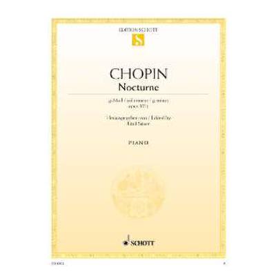 9790001085724 - NOCTURNE G-MOLL OP 37 1 9790001085724 - NOCTURNE G-MOLL OP 37 1