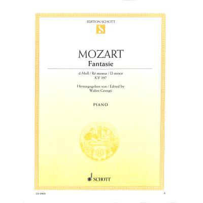 9790001086660 - Fantasie d-moll KV 397 (385g)