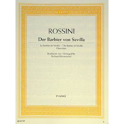 9790001087773 - Il barbiere di Siviglia - Ouvertüre