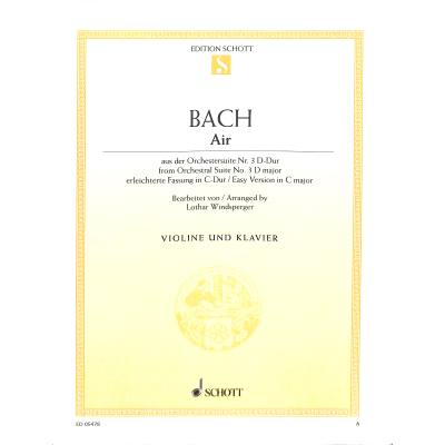 9790001088800 - Air (Orchestersuite 3 D-Dur BWV 1068) 9790001088800 - Air (Orchestersuite 3 D-Dur BWV 1068)