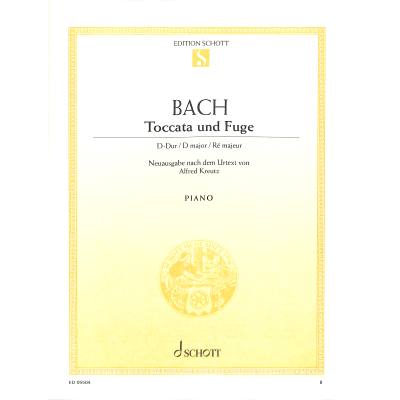 9790001088817 - Toccata + Fuge D-Dur BWV 912