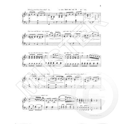 Wiegenlied KV 350 Mozart with Text 9790001088893 Wolfgang Amadeus piano