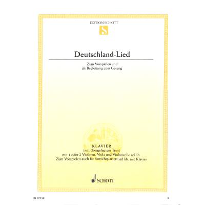 9790001089777 - Deutschlandlied mit Text