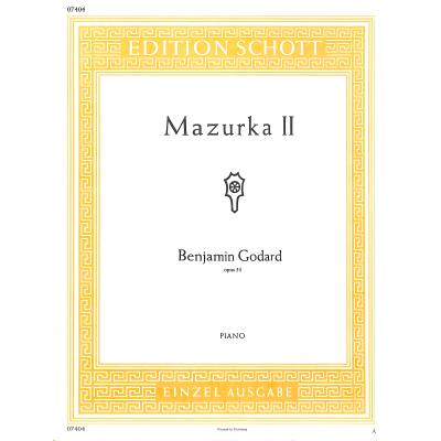 9790001089890 - Mazurka 2 B-Dur op 54 9790001089890 - Mazurka 2 B-Dur op 54
