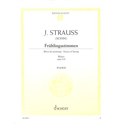 9790001090490 - Frühlingsstimmen Walzer op 410