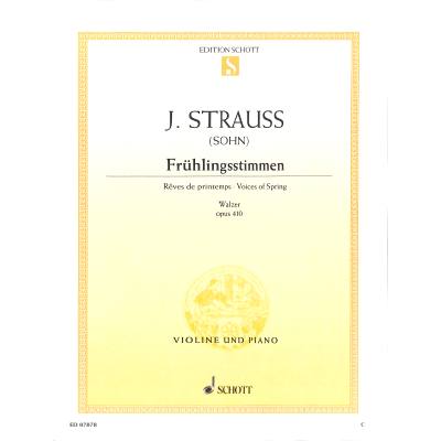 9790001090612 - Frühlingsstimmen Walzer op 410