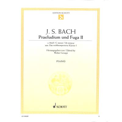 9790001091527 - Präludium + Fuge 2 BWV 847