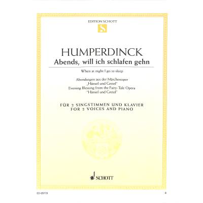 9790001092272 - Abends will ich schlafen gehn | Abendsegen (Hänsel + Gretel) 9790001092272 - Abends will ich schlafen gehn | Abendsegen (Hänsel + Gretel)