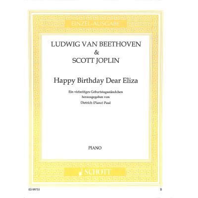 9790001092630 - Happy birthday dear Eliza