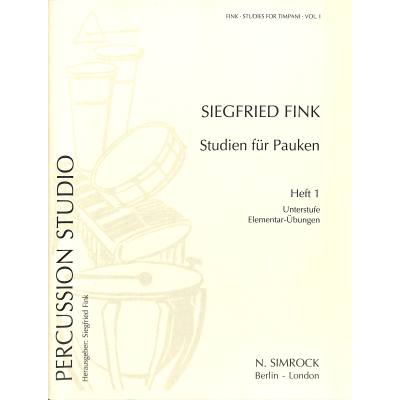 9790221101051 - Studien für Pauken 1 - Unterstufe