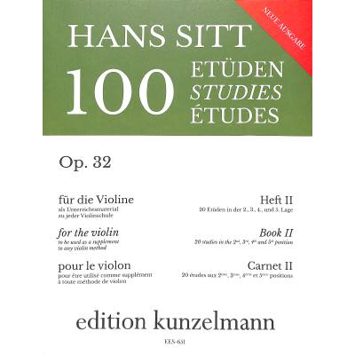 9790206202308 - 100 Etüden 2 op 32