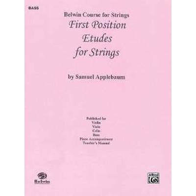 First position Etudes for strings