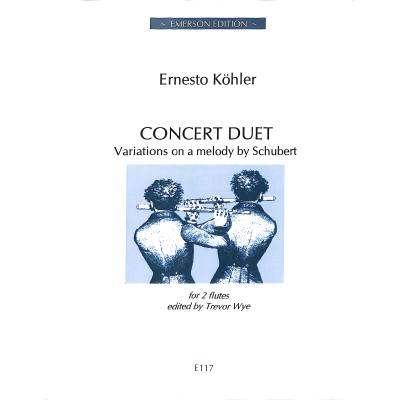 9790570401468 - Concert Duet - variations of a melody by Schubert