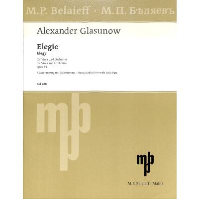 9790203000709 - Elegie g-moll op 44