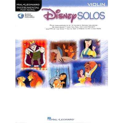 0073999595208 - Noten DISNEY SOLOS Violine Geige HL 841410 incl CD