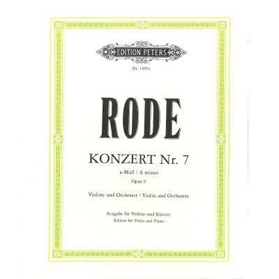 9790014006518 - Konzert 7 a-moll 9790014006518 - Konzert 7 a-moll