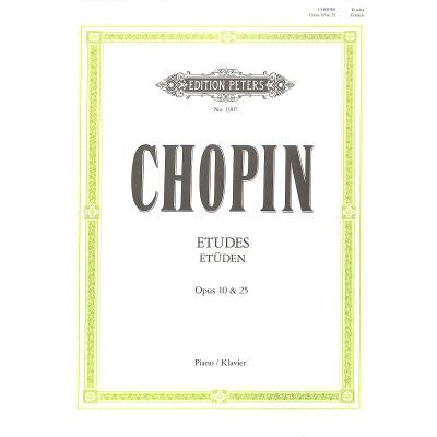 9790014008475 - Etüden op10 op25 und 3 Etüden ohne Opuszahl Klavier - Frédéric Chopin Kartoniert (TB)