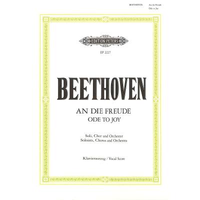 9790014010027 - An die Freude -Finalsatz der Sinfonie Nr 9 d-Moll op 125- - Ludwig van Beethoven Kartoniert (TB)