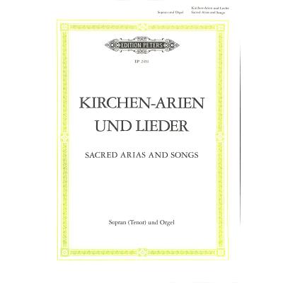 9790014011475 - Kirchenarien + Lieder