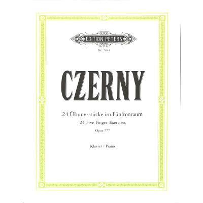 9790014012748 - 24 Übungsstücke im Fünftonraum op 777 | Übungsstücke op 777