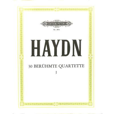 9790014003715 - 30 berühmte Quartette 1 9790014003715 - 30 berühmte Quartette 1