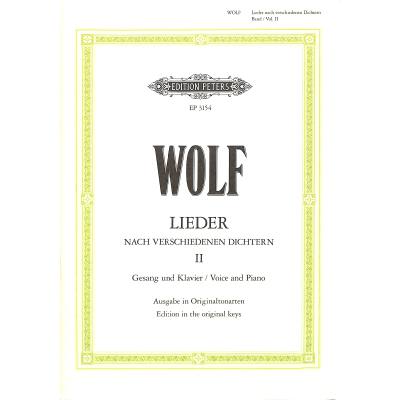 9790014014582 - Lieder nach verschiedenen Dichtern 2