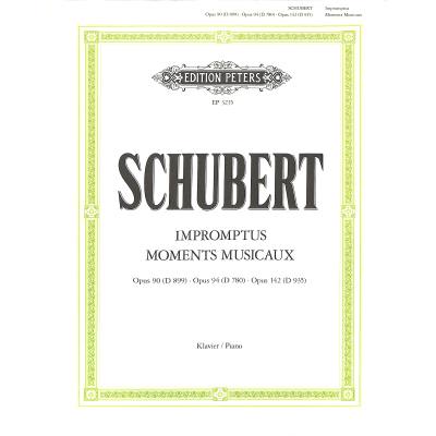 9790014015220 - Impromtus Moments Musicaux Klavier - Franz Schubert Kartoniert (TB)