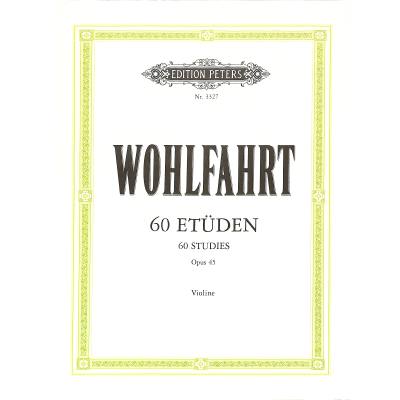 9790014015589 - Franz Wohlfahrt - GEBRAUCHT 60 Etüden für Violine solo op 45 - Preis vom 02082023 050232 h