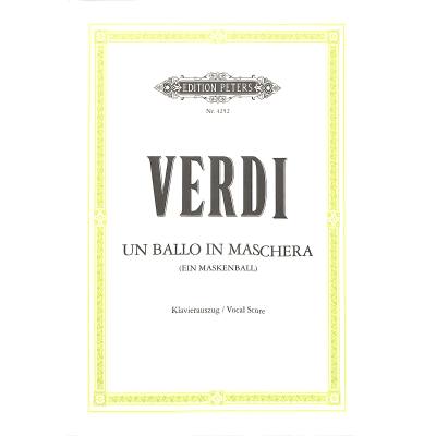 9790014022105 - Un ballo in maschera (ein Maskenball) 9790014022105 - Un ballo in maschera (ein Maskenball)