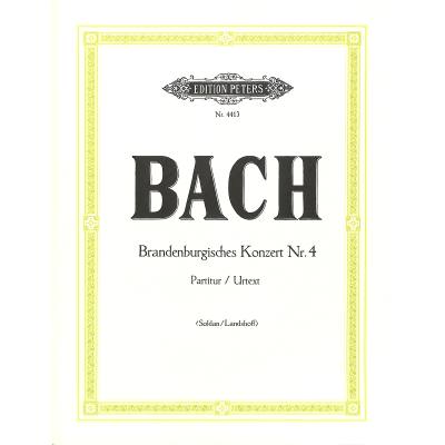 9790014024833 - Brandenburgisches Konzert 4 G-Dur BWV 1049 9790014024833 - Brandenburgisches Konzert 4 G-Dur BWV 1049