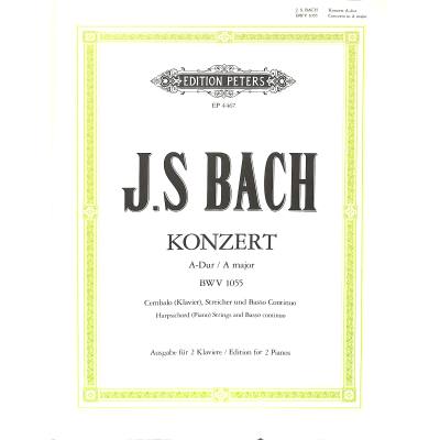 9790014027162 - Konzert 4 A-Dur BWV 1055