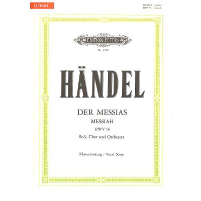 9790014028817 - Händel Georg Friedrich - GEBRAUCHT Der Messias HWV 56   URTEXT Oratorium in 3 Teilen für 4 Solostimmen Chor und Orchester   Klavierauszug - Preis vom 02062023 050629 h