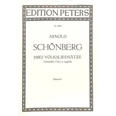 9790014033613 - 3 Volksliedsätze 9790014033613 - 3 Volksliedsätze