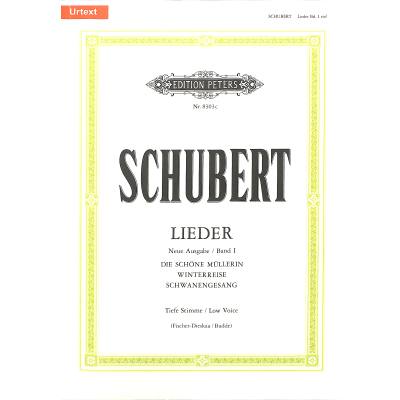 9790014064488 - Lieder (Fischer-Dieskau   Budde) tiefe Stimme Bd1 Schöne Müllerin D 795 Winterreise D 911 Schwanengesang D 957 t - Franz Schubert Kartoniert (TB)