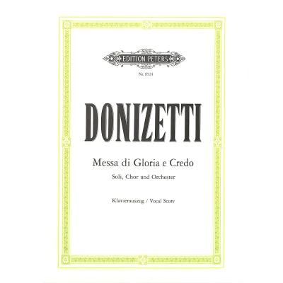 Klavierauszug Aperges me Donizetti Chor und Orchester für gem