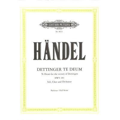 9790014069315 - Dettinger Te deum HWV 283 9790014069315 - Dettinger Te deum HWV 283