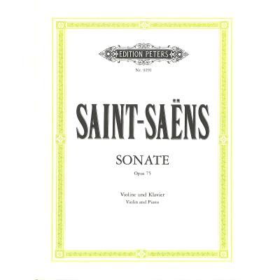 9790014074821 - Sonate 1 d-moll op 75 9790014074821 - Sonate 1 d-moll op 75