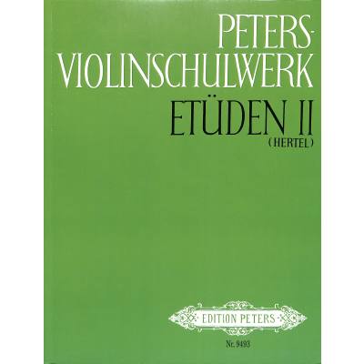 9790014077013 - Peters-Violinschulwerk EtüdenBd2 - Verschiedene Kartoniert (TB)