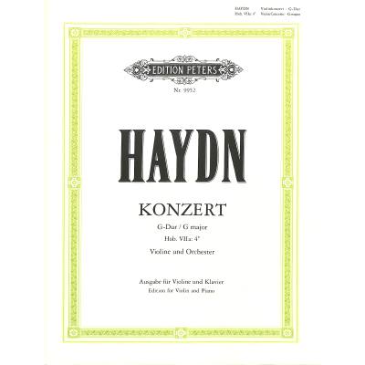 9790014079178 - Konzert G-Dur Hob 7a 4