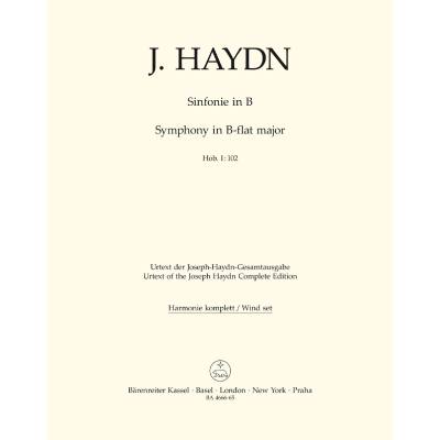 9790006452705 - Sinfonie 102 B-Dur Hob 1 102 9790006452705 - Sinfonie 102 B-Dur Hob 1 102