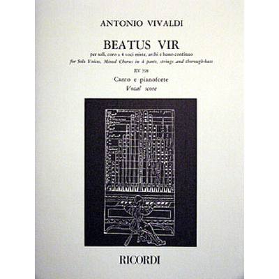 9790041316567 - Beatus vir B-Dur RV 598 Psalm 111