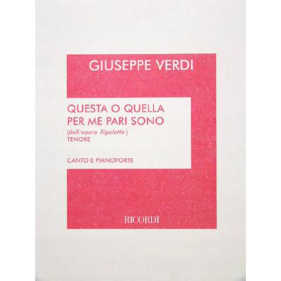 9790040544367 - Questa o quella (Rigoletto) 9790040544367 - Questa o quella (Rigoletto)