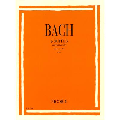 9790041807843 - 6 Suiten BWV 1007-1012 9790041807843 - 6 Suiten BWV 1007-1012