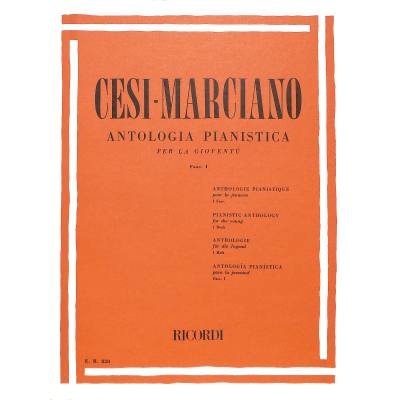 9790041808208 - Antologia pianistica 1