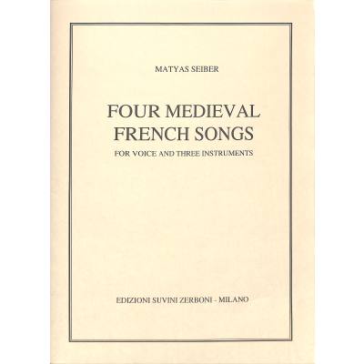 9790215601550 - 4 medieval french songs